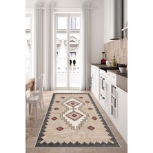 West Home Yıkanabilir Kaymaz Leke Tutmaz Salon Halısı Mutfak Halısı Koridor Halısı Yolluk ve Paspas