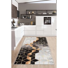 West Home Yıkanabilir Kaymaz Leke Tutmaz Salon Halısı Mutfak Halısı Koridor Halısı Yolluk ve Paspas