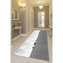 West Home Makinede Yıkanabilir Kaymaz Taban Leke Tutmaz Modernkesme Yolluk Mutfak Yolluk Halı Yolluk
