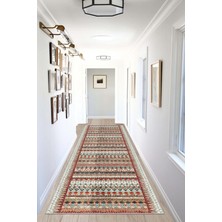 West Home Makinede Yıkanabilir Kaymaz Taban Leke Tutmaz Modernkesme Yolluk Mutfak Yolluk Halı Yolluk