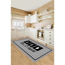 West Home Yıkanabilir Kaymaz Leke Tutmaz Salon Halısı Mutfak Halısı Koridor Halısı Yolluk ve Paspas