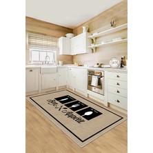 West Home Yıkanabilir Kaymaz Leke Tutmaz Salon Halısı Mutfak Halısı Koridor Halısı Yolluk ve Paspas
