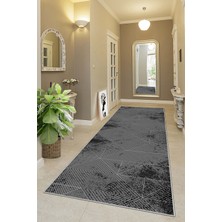 West Home Makinede Yıkanabilir Kaymaz Taban Leke Tutmaz Modernkesme Yolluk Mutfak Yolluk Halı Yolluk