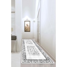 West Home Makinede Yıkanabilir Kaymaz Taban Leke Tutmaz Modernkesme Yolluk Mutfak Yolluk Halı Yolluk