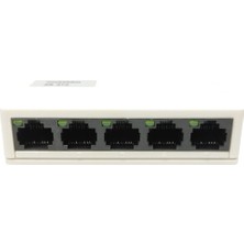 Airstorr Ethernet Gigabyte 10/1000 Mbps Plastik Muhafaza 5 Port Ağ Anahtarları ZR472