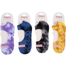 Moyra Socks 4'lü Batik Desen Yoga Pilates Çorabı