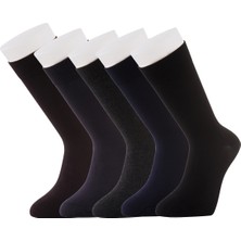 Moyra Socks 6 Çift Düz Bambu Erkek Çorabı