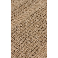 Eko Halı Salda Sld 01 Natural Suya Dayanıklı Jüt Görünümlü Modern Yıkanabilir Jüt Kilim