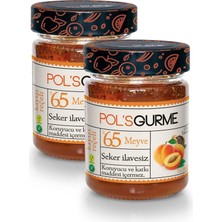 Pol's Gurme Pol'sgurme Kayısı Reçeli  Chia Tohumlu %65 Meyve Oranlı 380 gr x 2 Adet