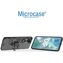 Microcase Honor 90 Batman Serisi Yüzük Standlı Armor Kılıf - Siyah AL3349