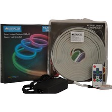 Dora Led  6 x 12 mm Rgb Pixel Neon Set Rf Uzaktan Kumandalı WS2811 Magic Neon