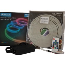 Dora Led  6 x 12 mm Rgb Pixel Neon Set Rf Uzaktan Kumandalı WS2811 Magic Neon