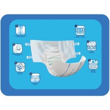Canped Belbantlı Hasta Bezi Büyük (L) 42 Adet (7'li 6 Paket)