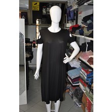 Ocak Giyim Deposu Siyah Kadın Büyük Beden Elbise
