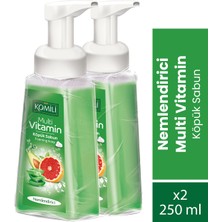 Komili Köpük Sabun Multi Vitamin  250 ml + 250 ml