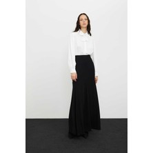 ROMAN Crep Maxi Etek Siyah K2415060_001