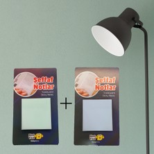 Notyaz Şeffaf Notlar 2'li Buz Mavisi ve Su Yeşili