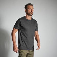 Decathlon Solognac Erkek Outdoor Tişört - Avcılık Ve Doğa Gözlemi - Gri - 100