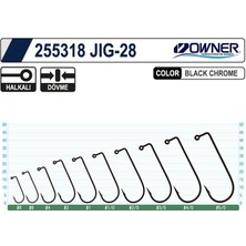 Owner 255318 Jıg-28 Japon Iğne(1 Adet) Balıkmarketim