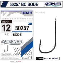 Owner 50257 Sode Black Chrome Iğne Japon Iğne Balıkmarketim