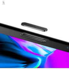 Coolacs Apple iPhone 15 Pro ile Uyumlu Ekran Koruyucu Ahize Toz Önleyici Filtreli Kırılmaz Cam