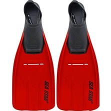Sea Star Kırmızı Palet Unisex Dalış İçin Ergonomik Tasarım ve Yüksek Performans