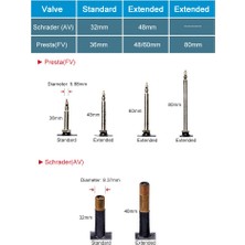 HSGL Bisiklet  Iç Lastik 700X 23-28C Presta Ince Sibop Fv 80MM Kutulu Lsı 502