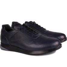 Fitbas 914601 425 Erkek Lacivert Deri Ayakkabı