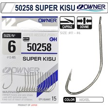 Owner 50258 Super Kisu White Japon Iğne Balıkmarketim