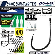 Owner 5180 Ssw Straight Eye Japon Olta Iğnesi Balıkmarketim