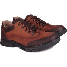 Fitbas 914311 242 Erkek Kahve Deri Büyük Numara Ayakkabı