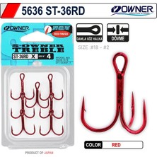 Owner 5636 ST-36RD Red  Japon Çarpma Iğne Balıkmarketim