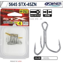 Owner 5645 STX-45ZN Taff Wire Zn  Japon Çarpma Iğne Balıkmarketim