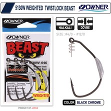 Owner 5130W Weigted Twistlock Beast Japon Silikon Iğnesi Balıkmarketim