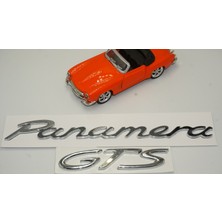 Dk Porsche Panamera Gts Bagaj 3m 3D Abs Yazı Logo Amblem Seti