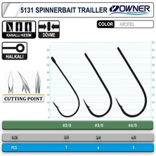 Owner 5131 Spinner Bait White Japon Iğne Balıkmarketim