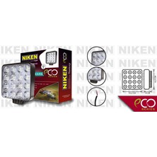 Çalışma lambası ledli kare 22-27w 16 ledli niken eco