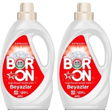 Boron Doğal Mineralli Sıvı Temizlik Ürünü 1,69 Lt Beyazlar 2 Adet