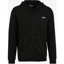 Discovery Expedition Siyah Erkek Kapüşonlu Sweatmont D3WM-SWT10
