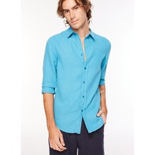 Bikkembergs Turkuaz Erkek Gömlek C C 123 01