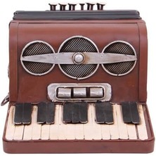 Peanelife Dekoratif Metal Akordeon Peanelife Dekoratif Obje Biblo Hediyelik