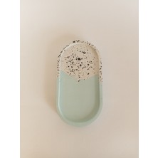 Kedi Creative Arts Terrazzo Oval Tray Altlık Organizer