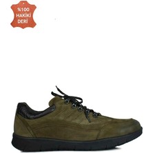 King Paolo 8668 677 Erkek Haki Günlük Büyük Numara Ayakkabı