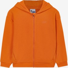 Skechers B Lw Fleece Full Zip Hoodie Sweatshirt Erkek Çocuk Turuncu Sweatshirt SK232081-700