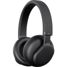 Bix Soundcraft H1 ANC Headphone 35dB'e kadar Hibrit Aktif Gürültü Engelleme, 40mm Dinamik Sürücülü, 47.5 Saat Çalma Süreli Katlanabilir Kulak Üstü Bluetooth 5.3 Kulaklık Siyah