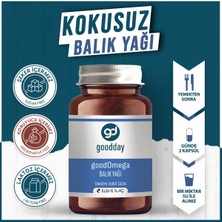 Goodday Omega 3 Kokusuz Balık Yağı 60 Kapsül Takviye Edici Gıda