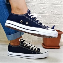 Fiyra 554 Lacivert Kısa Sneaker Keten Spor Ayakkabı
