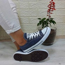 Fiyra 554 Füme Kısa Sneaker Keten Spor Ayakkabı