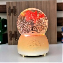 Keyfim Shop Ağaç Büyük Boy Müzikli Işıklı Püskürmeli Kar Küresi