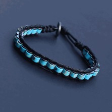 Clays Jewellery Doğal Taş Bileklik, Varisit Taşı Slim Bileklik, Erkek Bileklik, Kadın Bileklik